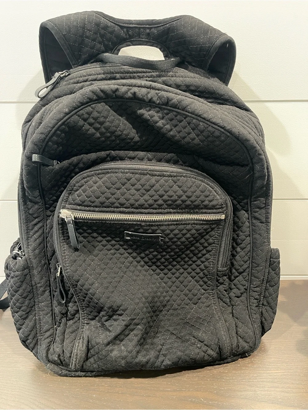 Vera Bradley Quilted Black Backpack